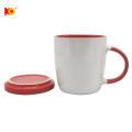 Hochwertige personalisierte 12 -Unzen -Keramik -Reise -Kaffeetasse mit Deckel